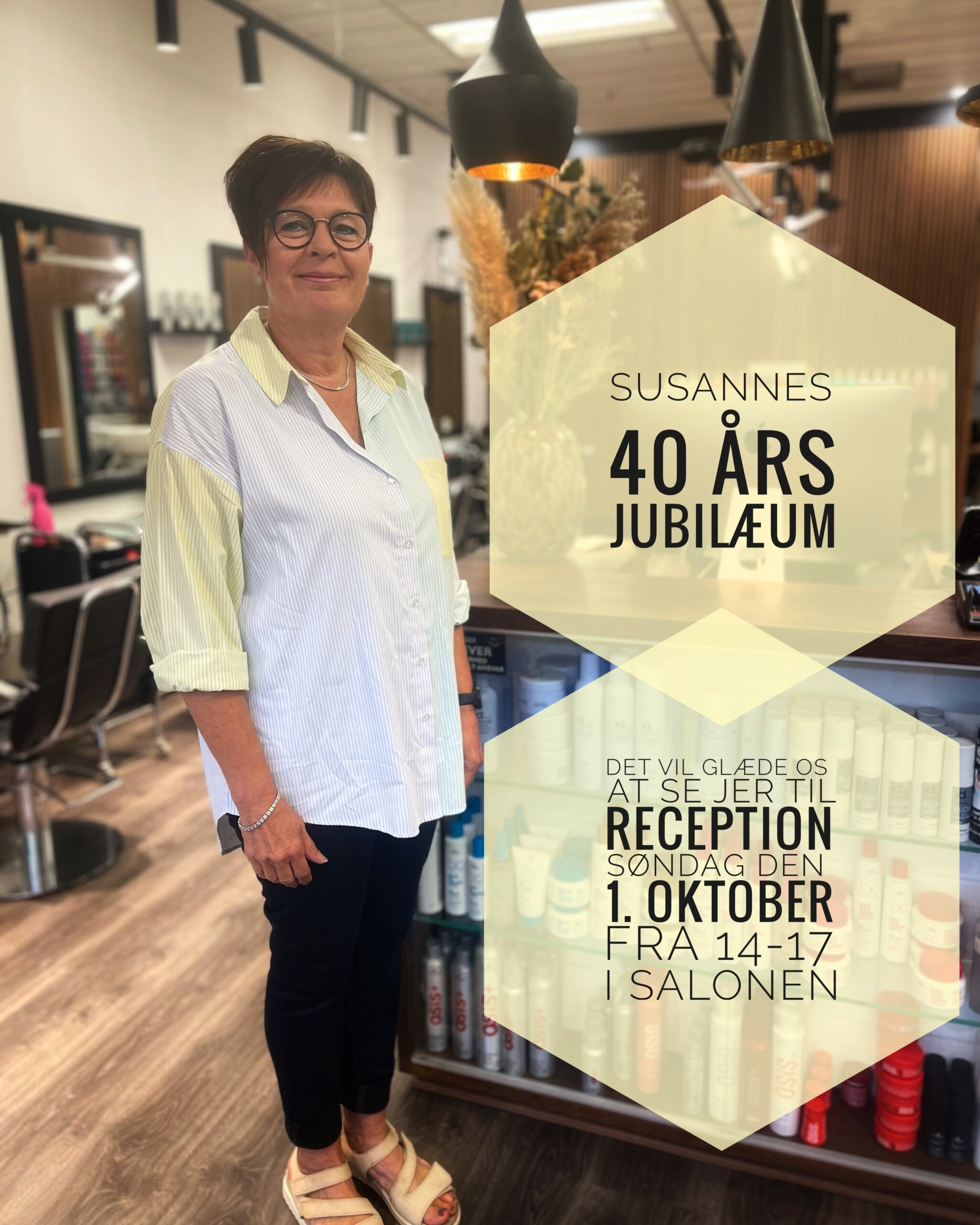 ARGENTO HAIR-Sussanne 40 ÅRS JUBILAEUM